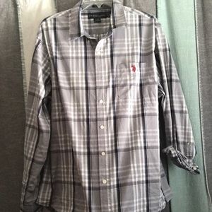 Mens polo shirt-casual/dressy bottom up